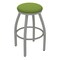 Holland Bar Stool Co 25" Swivel Counter Stool, Nickel Finish, Canter Green Seat X802 - alternate 1